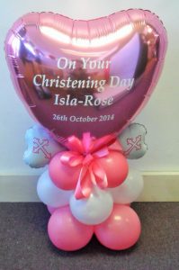 bespoke balloons for all occasions or events - christening balloons 